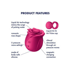 Satisfyer Stimulateur de Clitoris Pro 2 Classic Framboise - Blossom